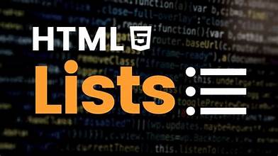 HTML Link dan Lists